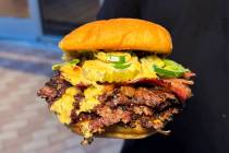 A smash burger from With Love, Always, which is planned to debut its second location by the end ...