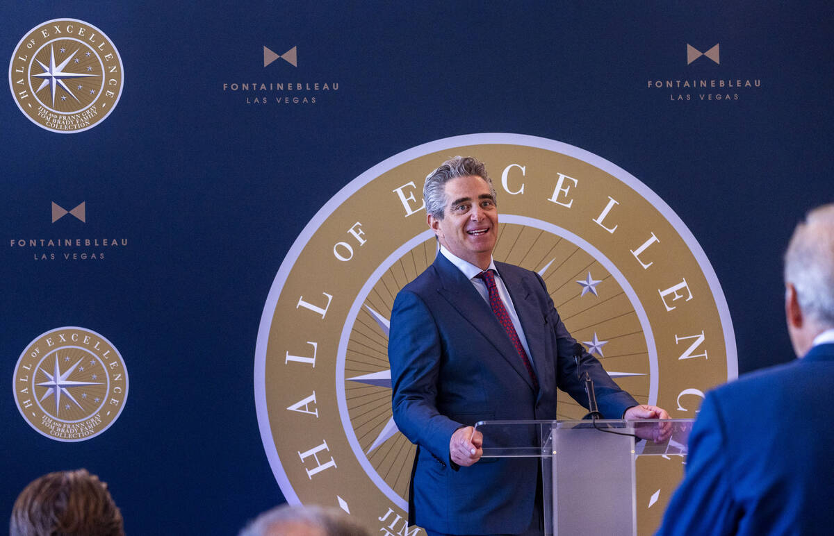 Jeffrey Soffer, the Chairman and Chief Executive Officer of Fontainebleau Development, looks to ...