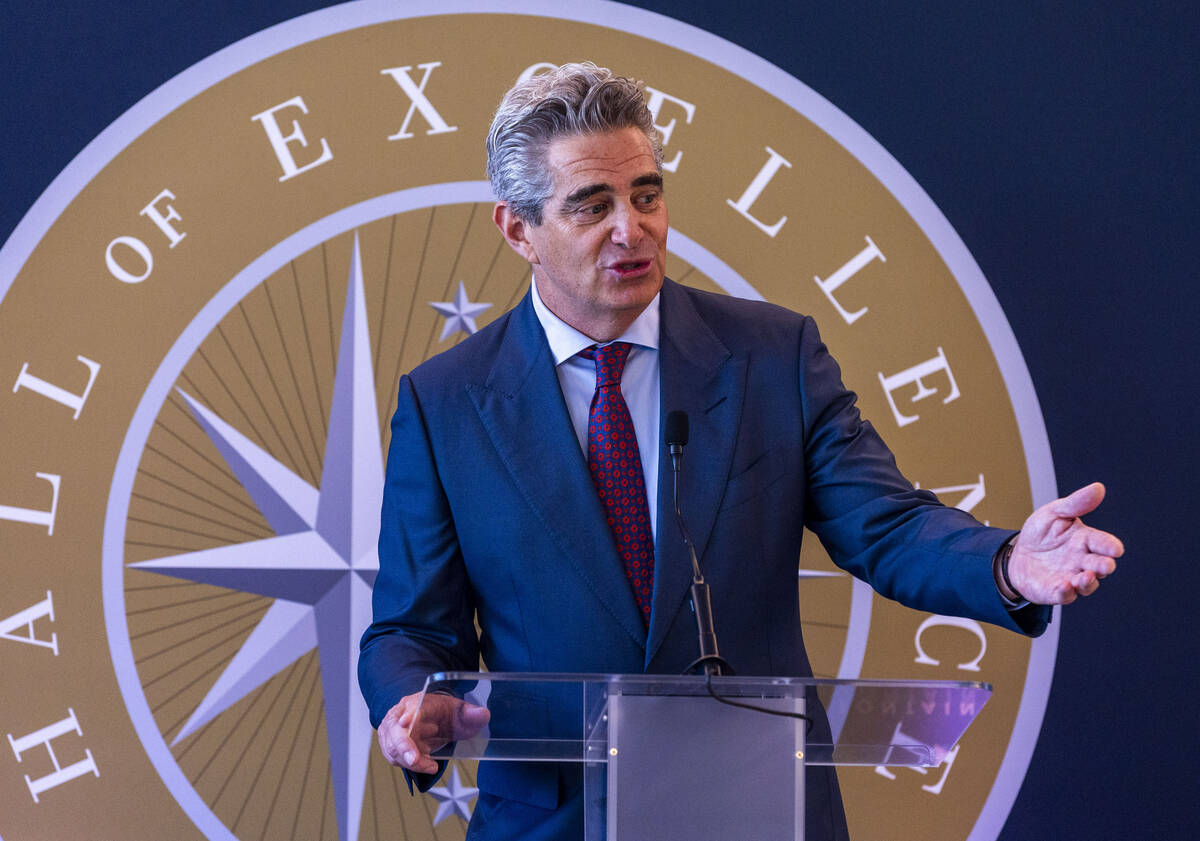 Jeffrey Soffer, the Chairman and Chief Executive Officer of Fontainebleau Development, speaks d ...