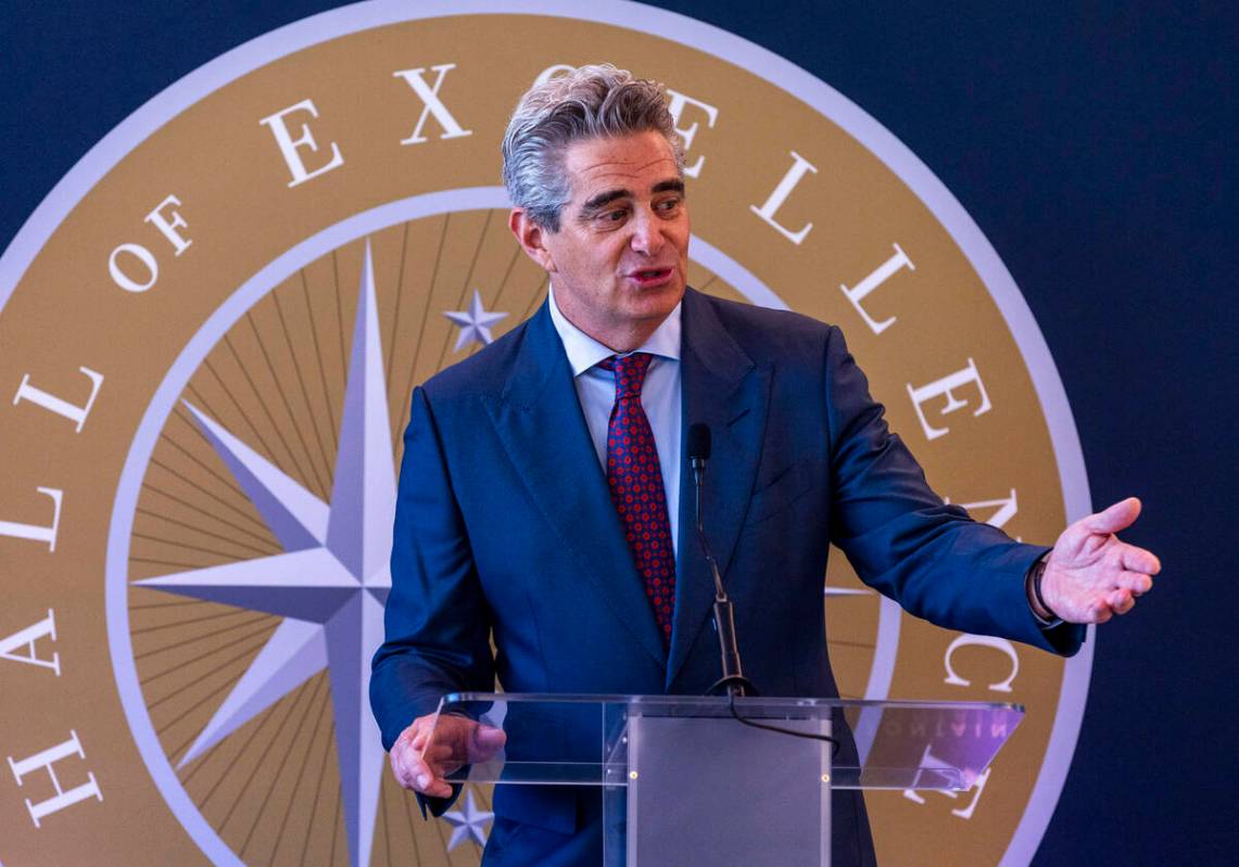 Jeffrey Soffer, the Chairman and Chief Executive Officer of Fontainebleau Development, speaks d ...