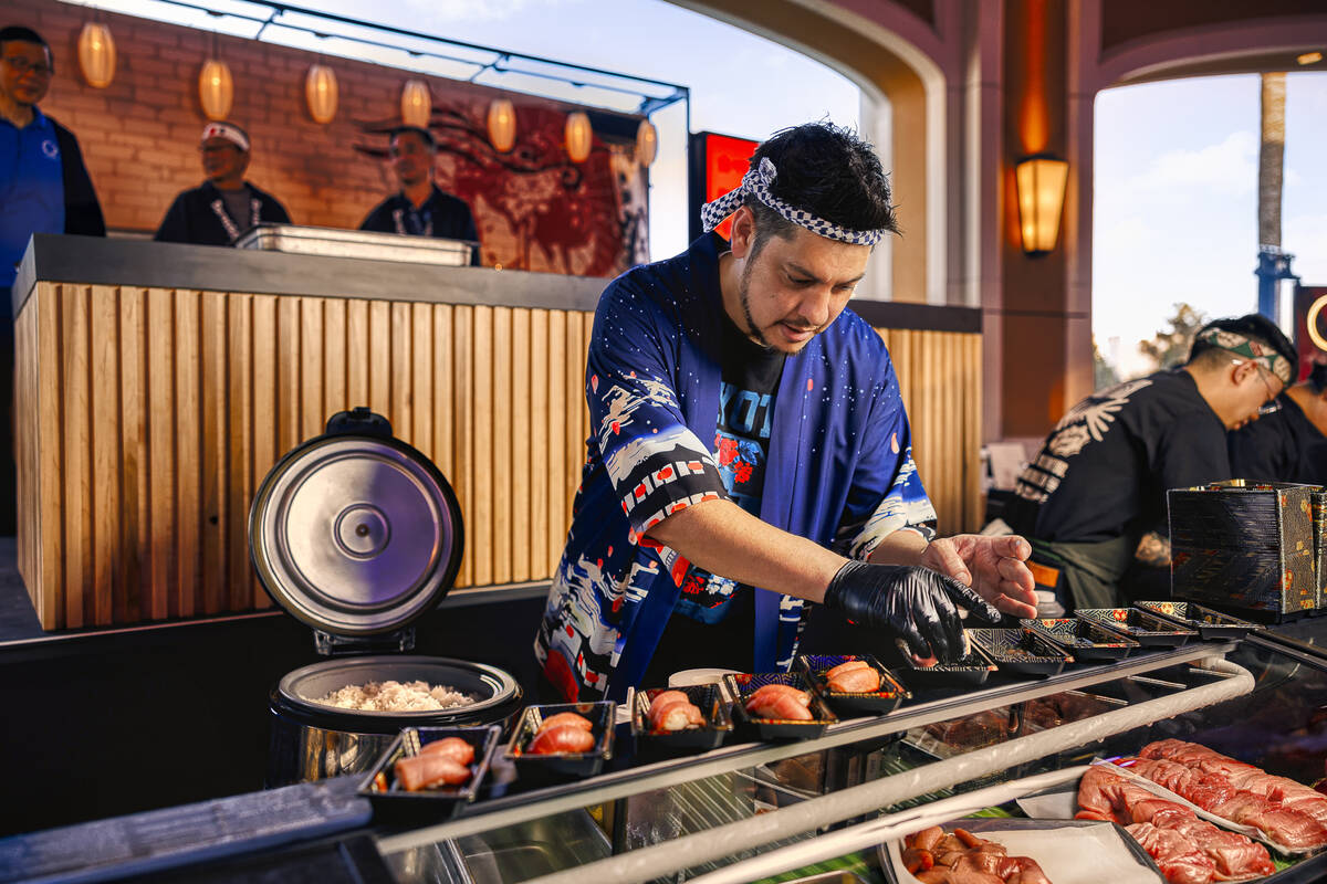Mizumi's executive chef Jeff Ramsey at Revelry at Wynn Las Vegas. (Wynn Las Vegas)