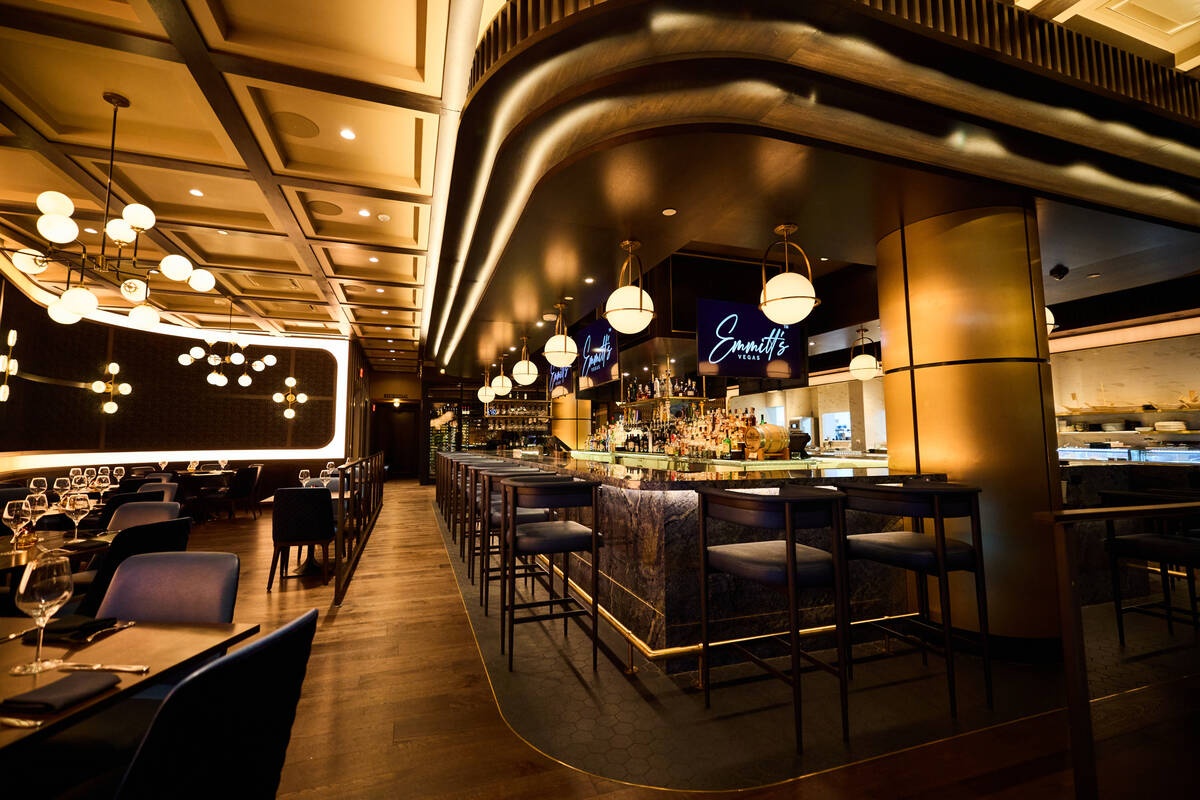 The interior of Emmitt's Vegas, from football legend Emmitt Smith, in Fashion Show mall on the ...
