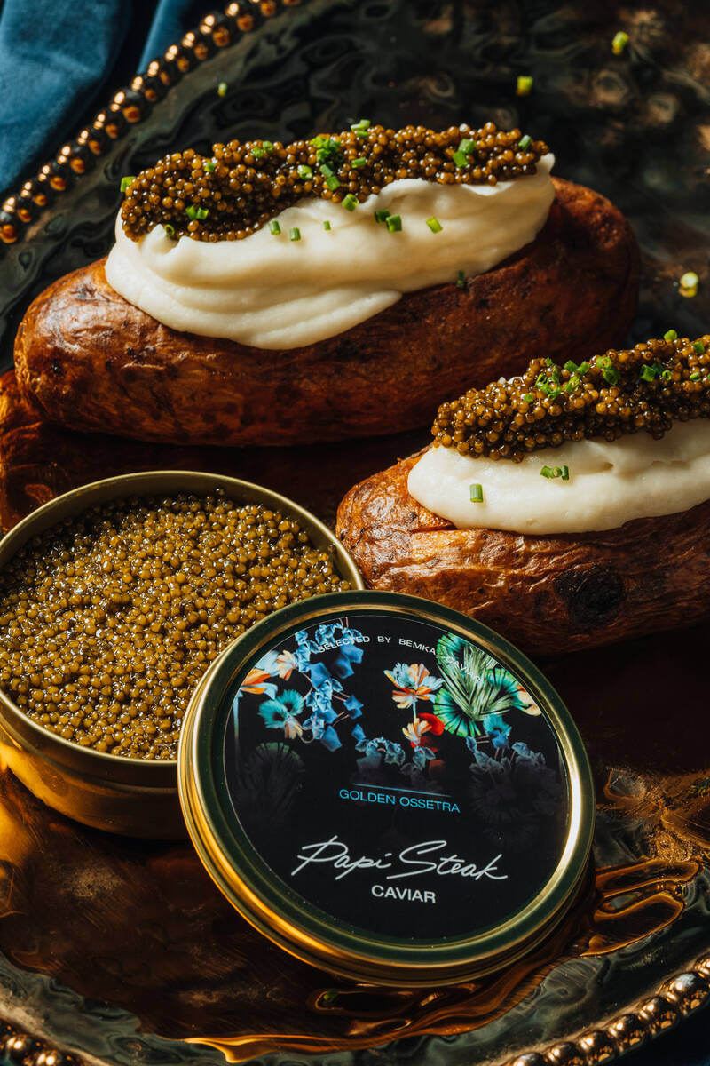 Papi Steak, in Fontainebleau on the Las Vegas Strip, is again taking over one of the race Garag ...