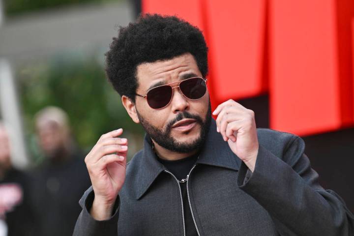 Abel Tesfaye aka The Weeknd attends the "Mission: Impossible - The Final Reckoning" p ...