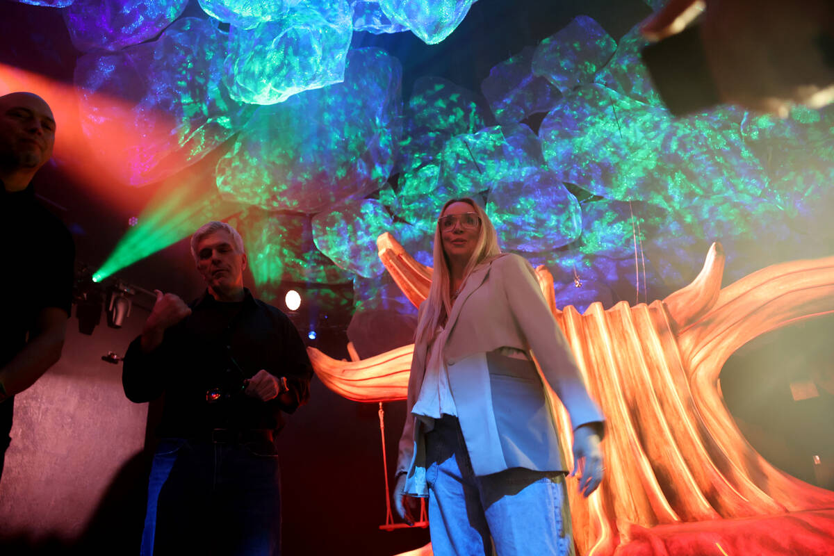 Scott Givens, executive producer of Bob Marley Hope Road and Amy Tinkham, co-director, talk to ...