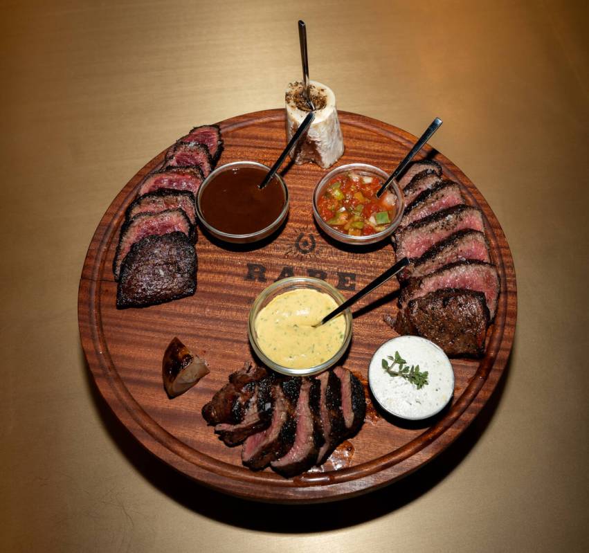 An Associate Board from Rare Society, a live-fire steakhouse set to open July 2, 2025, in the U ...