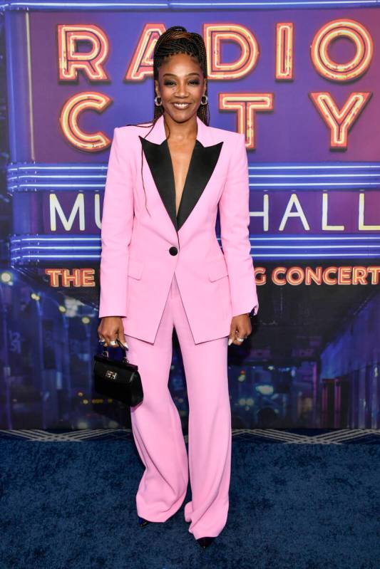 Tiffany Haddish attends the SNL50: The Homecoming Concert at Radio City Music Hall on Friday, F ...