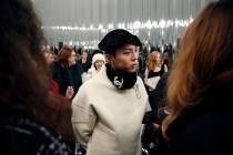 South Korean singer and Bigbang leader G-Dragon Kwon Ji-yong attends Chanel's Spring-Summer 201 ...