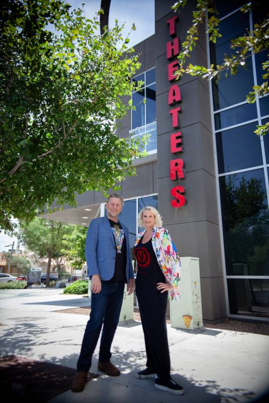 Third Street co-founders Daz Weller and Ginger Land-van Buuren are shown in front of the theate ...