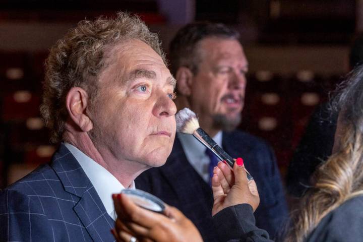 Teller, left and Penn Jillette of Penn and Teller are among the Vegas icons and celebrities to ...