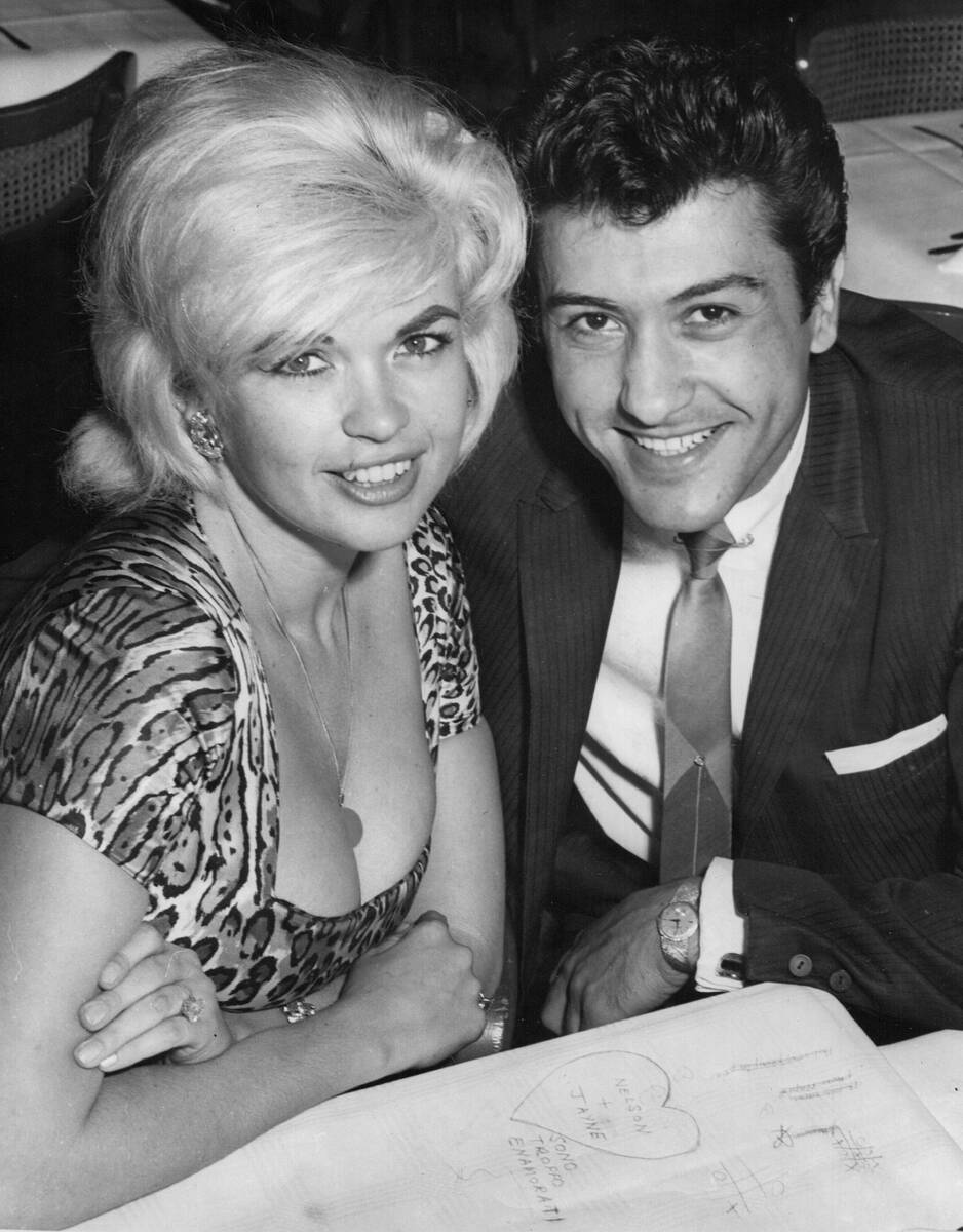 Nelson Sardelli and Jayne Mansfield are shown in this 1963 photo. (Nelson Sardelli)