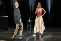 Jo Koy drops in on TIffany Haddish's performance at Encore Theater at Wynn Las Vegas on Friday, ...