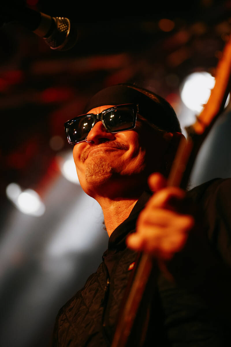 Lead guitarist Stoney Curtis performs with Count’s 77 on the final night of operations f ...