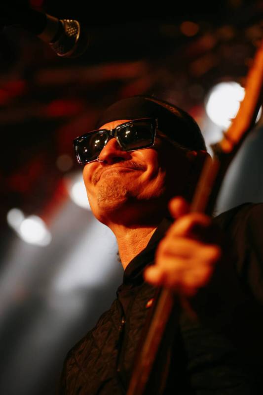 Lead guitarist Stoney Curtis performs with Count’s 77 on the final night of operations f ...