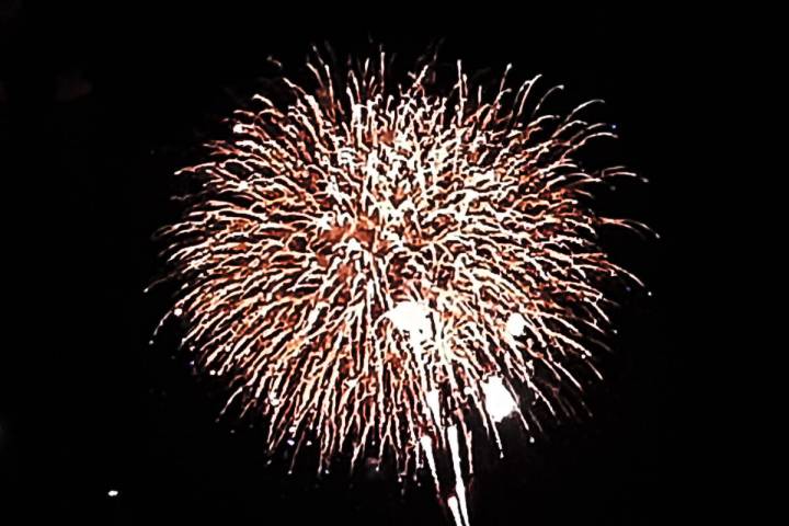The annual fireworks show in Boulder City. (Ron Eland/Boulder City Review)