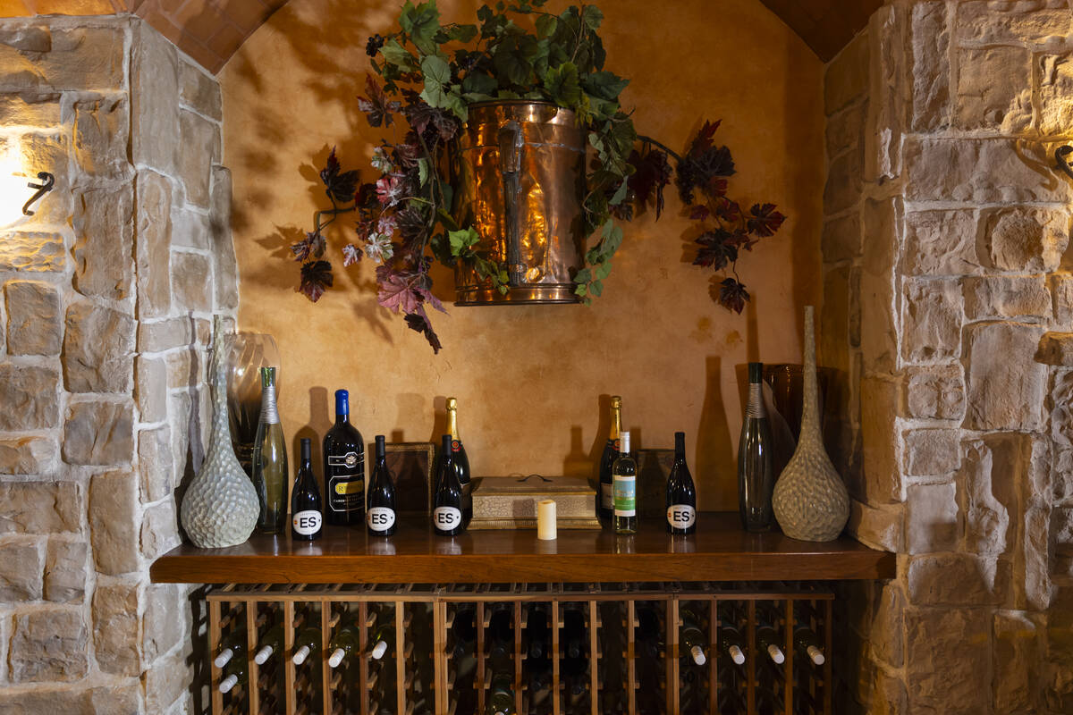 An interior view at The Wine Cellar Tasting Room at the Rio on Wednesday, June 18, 2025, in Las ...