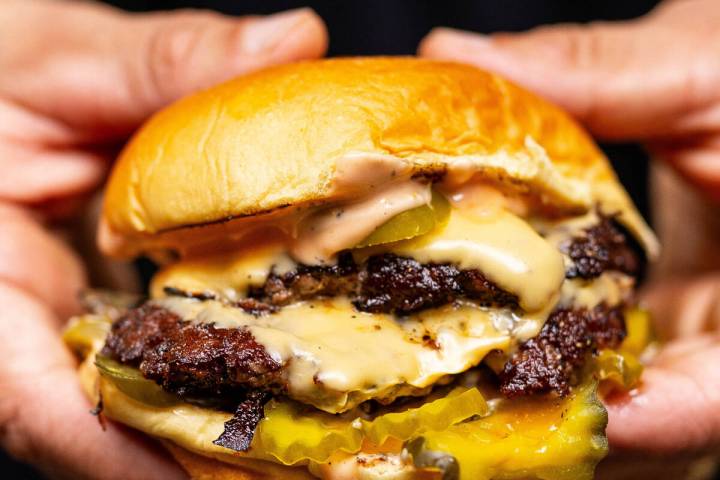 The namesake burger from NADC (Not a Damn Chance) Burger, which is popping up for three months, ...