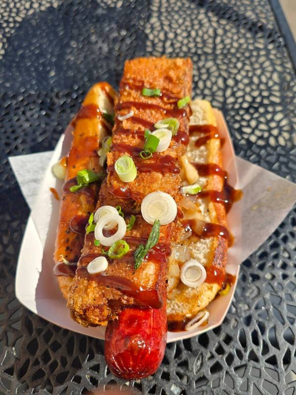The Crispy Pork Belly Soul Dog at Buldogis (Buldogis)