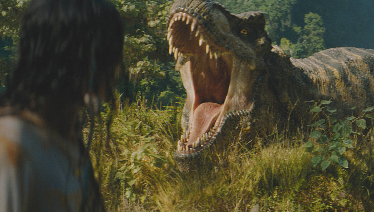 This image released by Universal Pictures and Amblin Entertainment shows Luna Blaise in a scene ...