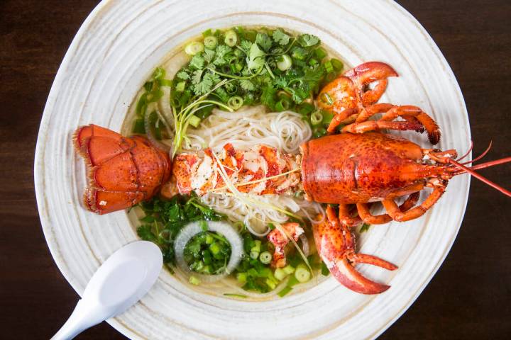 Pho de Vie with lobster pho is seen in the Las Vegas Review-Journal file image. (Las Vegas Revi ...