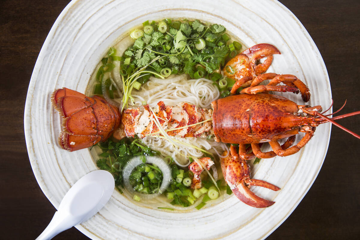 Pho de Vie with lobster pho is seen in the Las Vegas Review-Journal file image. (Las Vegas Revi ...