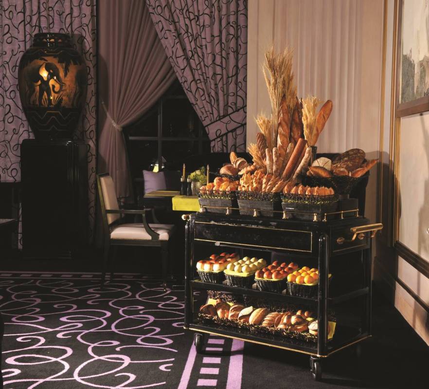 The bread cart at Joel Robuchon (MGM Resorts International)