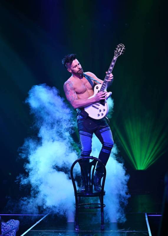 Chippendales perform during the grand opening at The Linq on February 13, 2025, in Las Vegas. ( ...