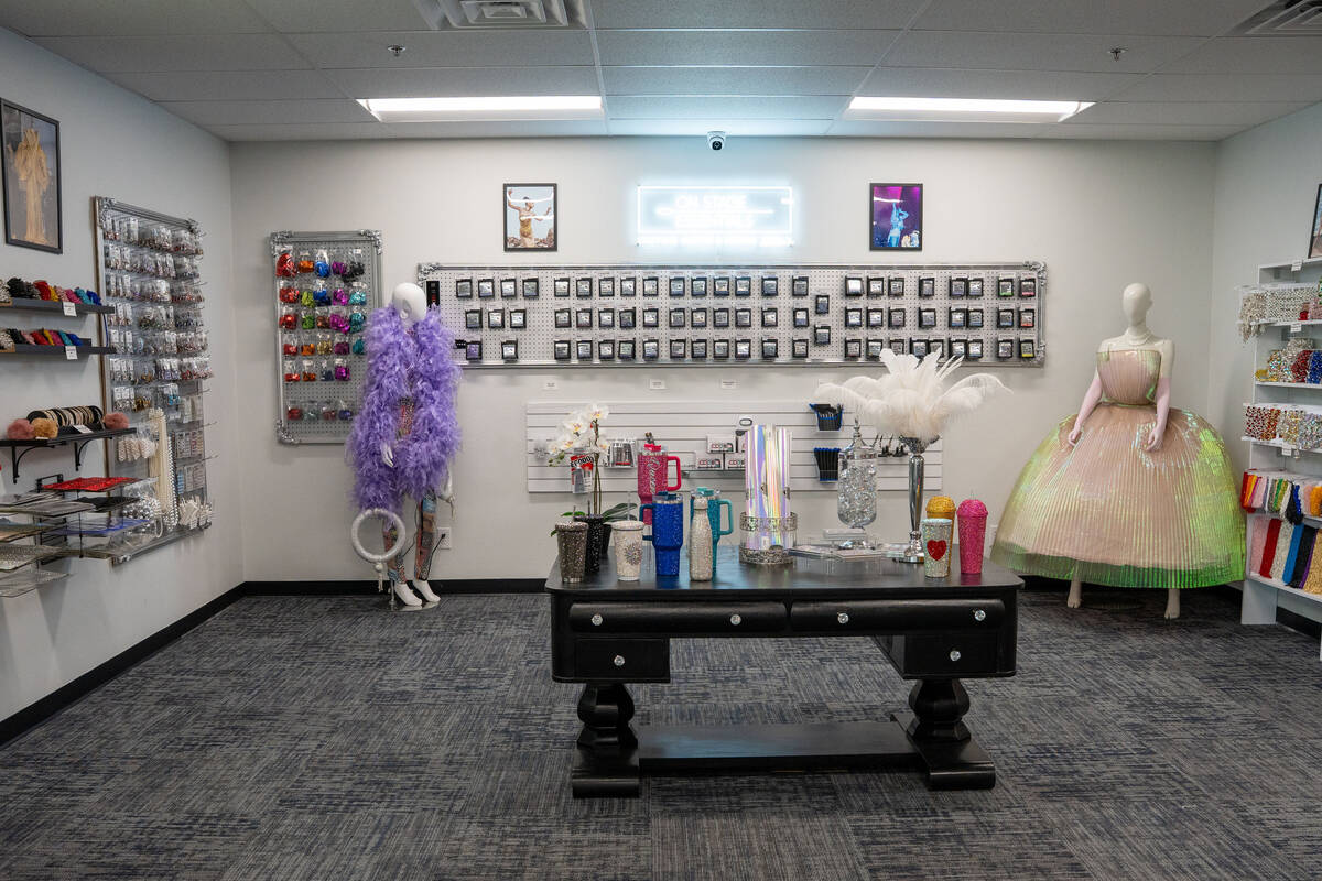 Interior of On Stage Essentials, a new costume and sewing supply store in Las Vegas July 3, 202 ...
