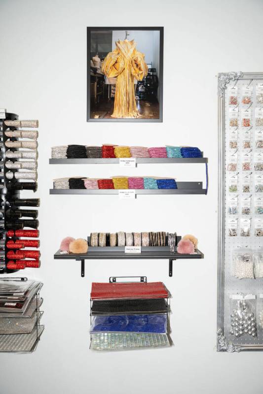 Interior of On Stage Essentials, a new costume and sewing supply store in Las Vegas July 3, 202 ...