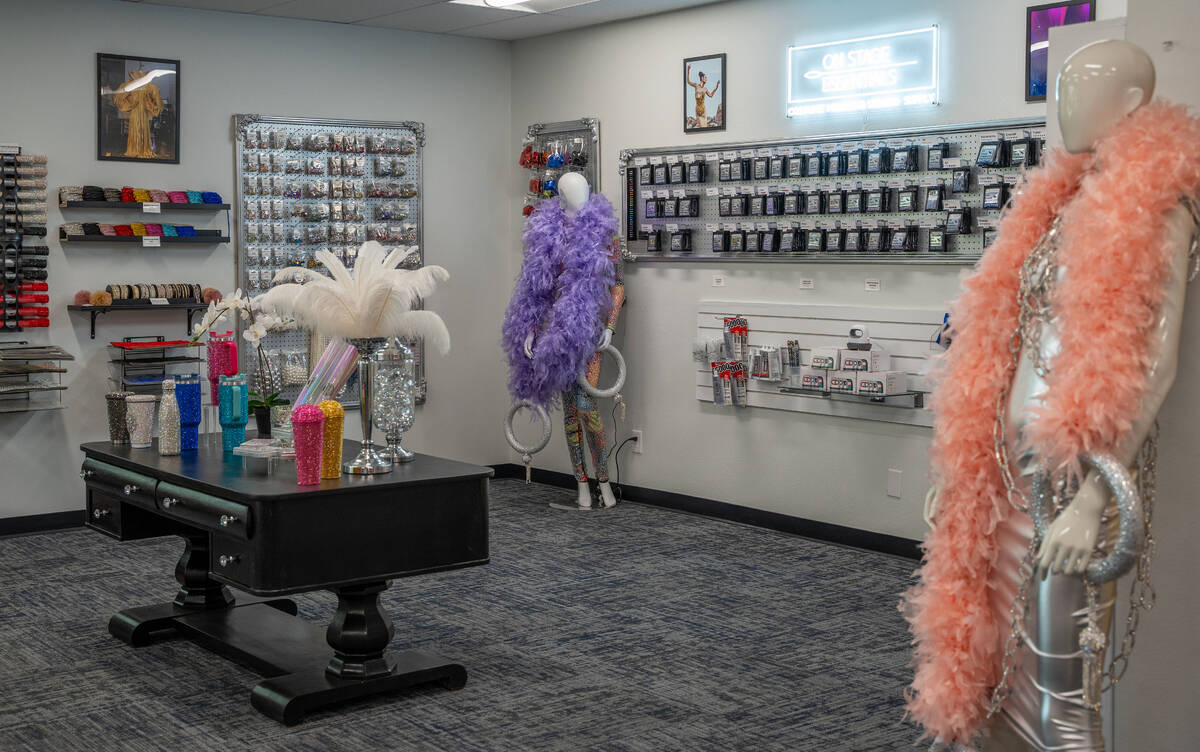 Interior of On Stage Essentials, a new costume and sewing supply store in Las Vegas July 3, 202 ...