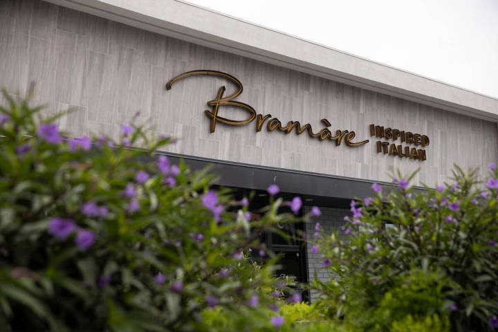 Bramàre, a modern Italian restaurant, is seen on Tuesday, May 6, 2025, in Las Vegas. (Chase St ...