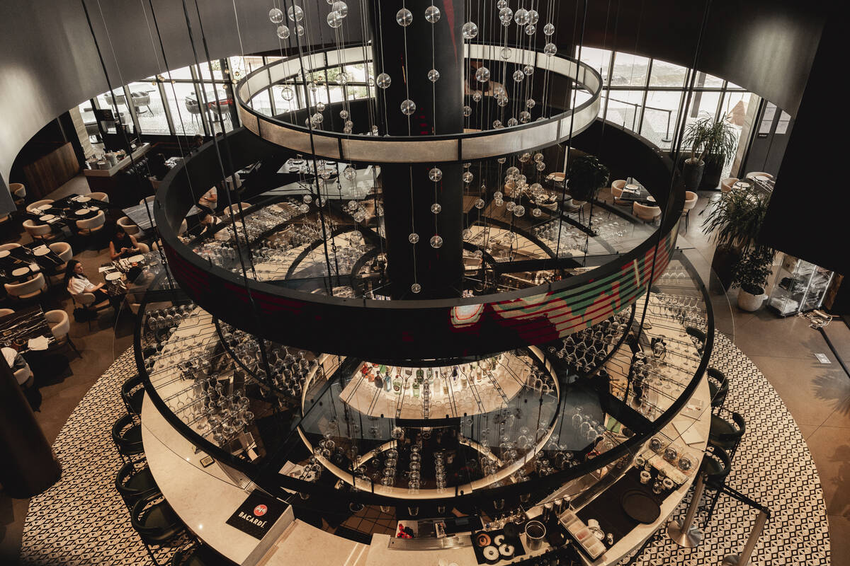 Nusr-Et steakhouse, in The Park on the Las Vegas Strip, closed on Jan. 28, 2025. The restaurant ...