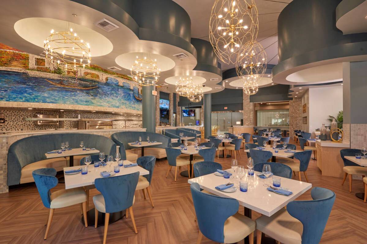 The main dining room at Spiedini Fiamma Italian Bistro in JW Marriott Las Vegas. (JW Marriott)