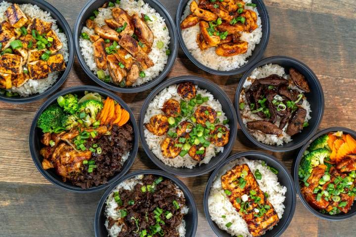 Rice Bowls from Waba Grill, the restaurant group with locations in across the Southwest. (Waba ...