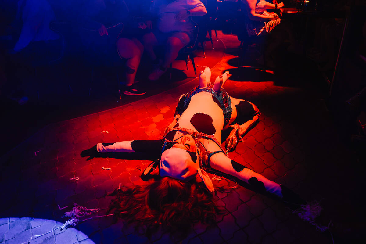 MooNaysha performs during The Party at Superfrico inside of the Cosmopolitan Sunday, July 13, 2 ...