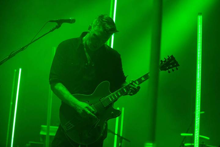Queens of the Stone Age frontman Josh Homme performs at The Chelsea at The Cosmopolitan of Las ...