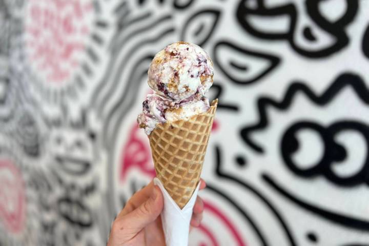 Sorry, Not Sorry's Blackberry Basque Cake. (Sorry, Not Sorry Creamery)