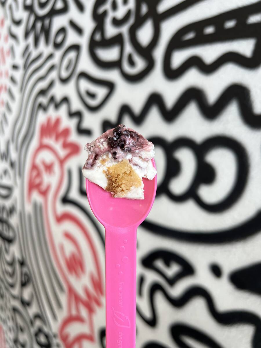 Sorry, Not Sorry's Blackberry Basque Cake. (Sorry, Not Sorry Creamery)