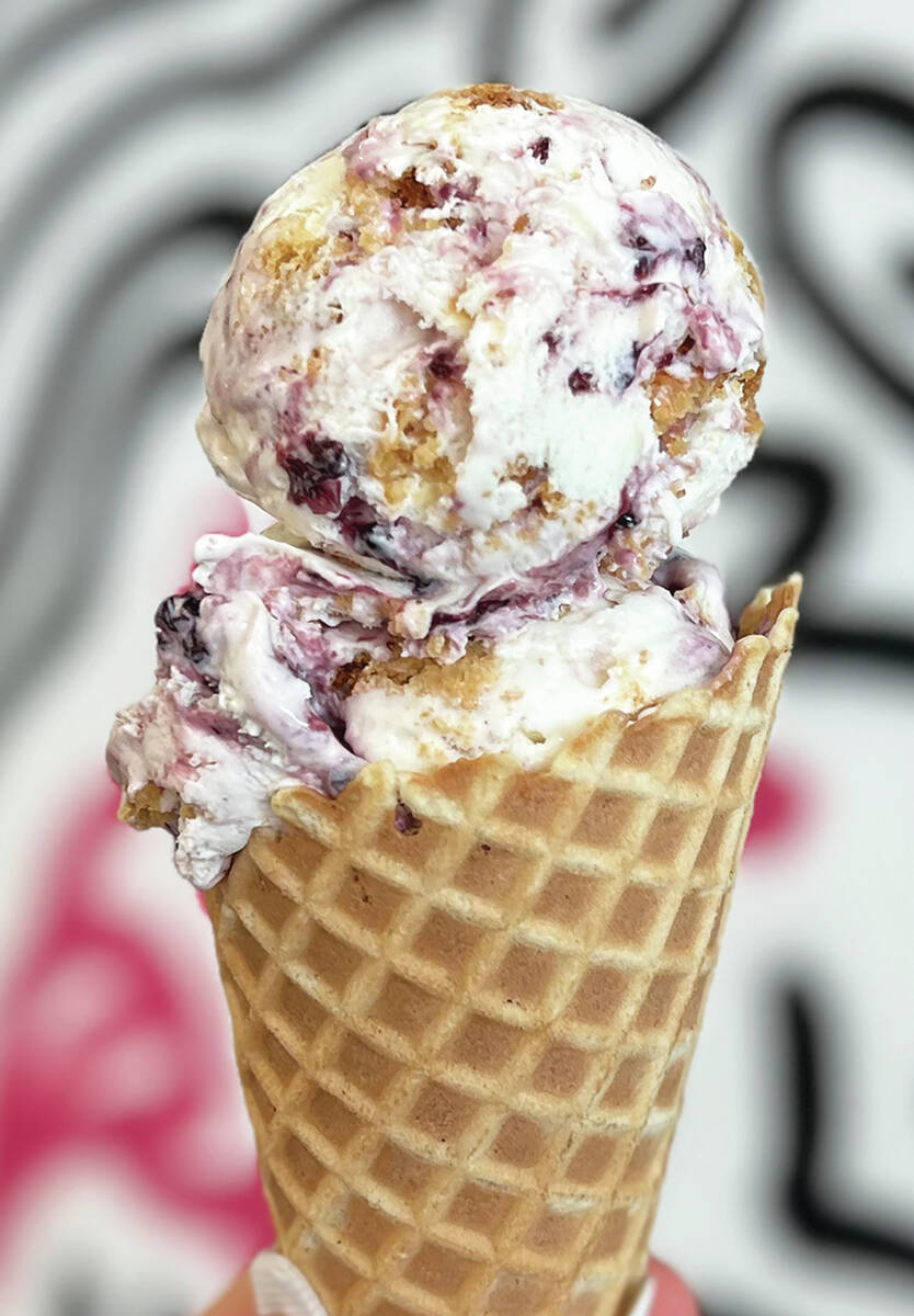 Sorry, Not Sorry's Blackberry Basque Cake (Sorry, Not Sorry Creamery)