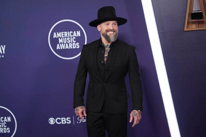Zac Brown walks the red carpet for the American Music Awards at Fontainebleau on Monday, May 26 ...