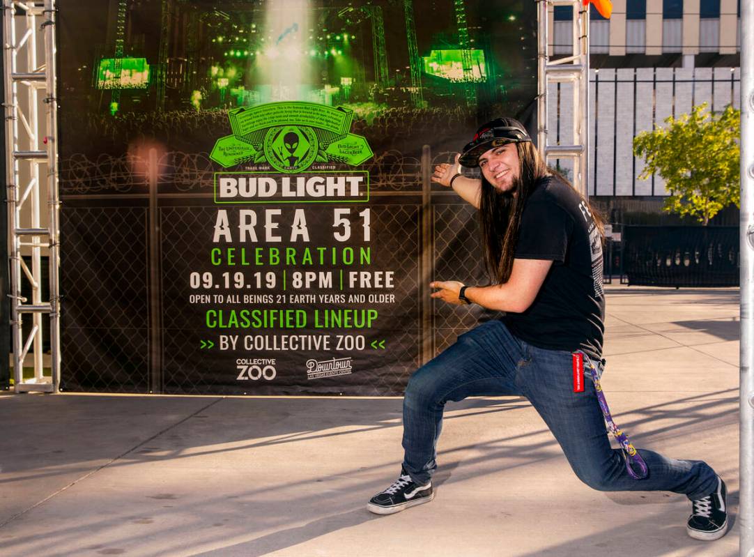 Matty Roberts as the initial creator of 'Storm Area 51' is now apart of the Bud Light Area 51 C ...