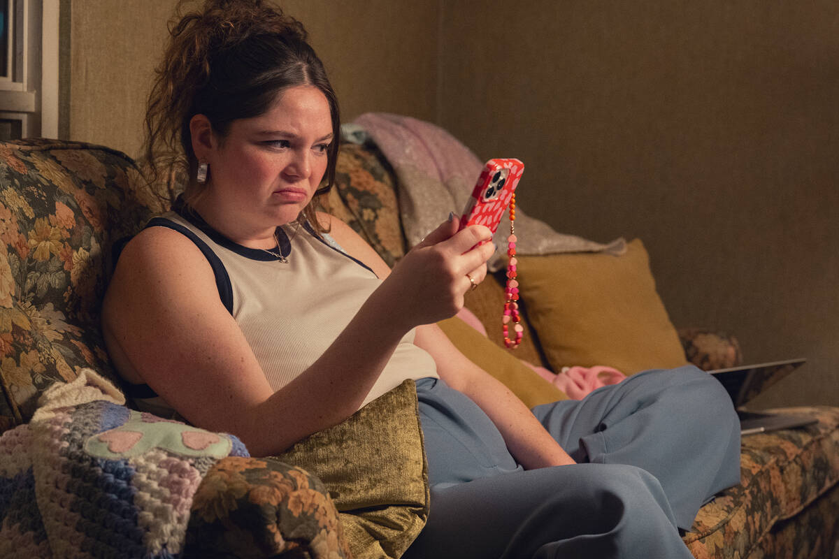 Megan Stalter in a scene from "Too Much." (Ana Blumenkron/Netflix)