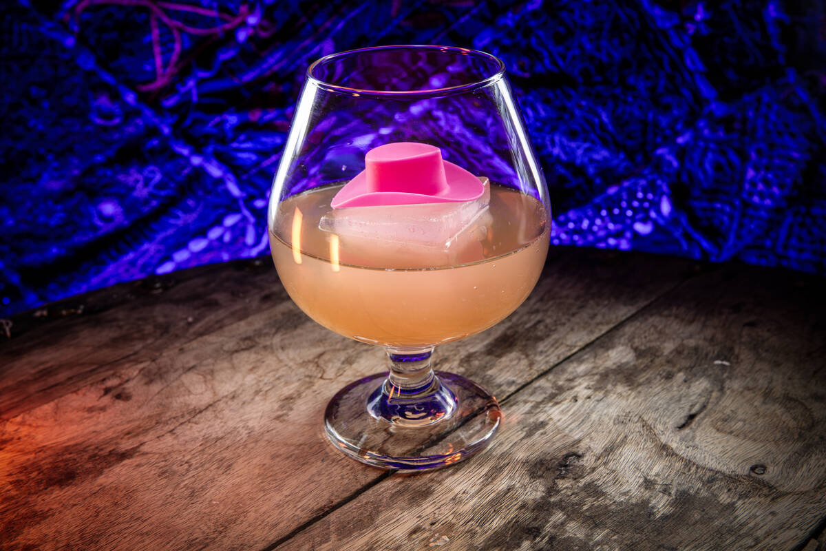 "Crazy in Love" cocktail at Foundation Room inside Mandalay Bay Resort & Casino. (Foundation Room)