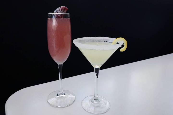 "The Queen" (left) and "The Hive" (right) cocktails at Proper Eats. (Proper Eats)