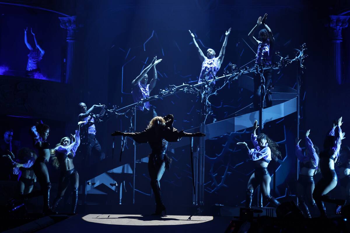 LAS VEGAS, NEVADA - JULY 16: (Exclusive Coverage) Lady Gaga performs during the kick off of Th ...
