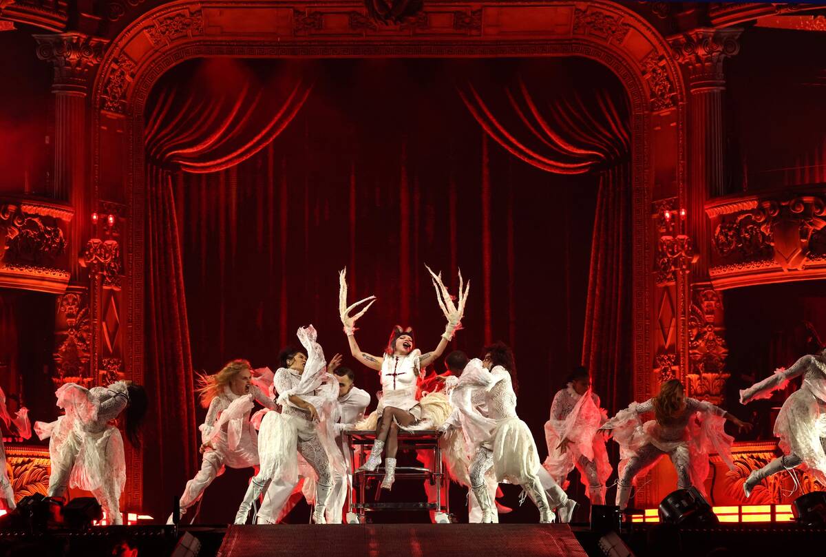 LAS VEGAS, NEVADA - JULY 16: (Exclusive Coverage) Lady Gaga performs during the kick off of Th ...