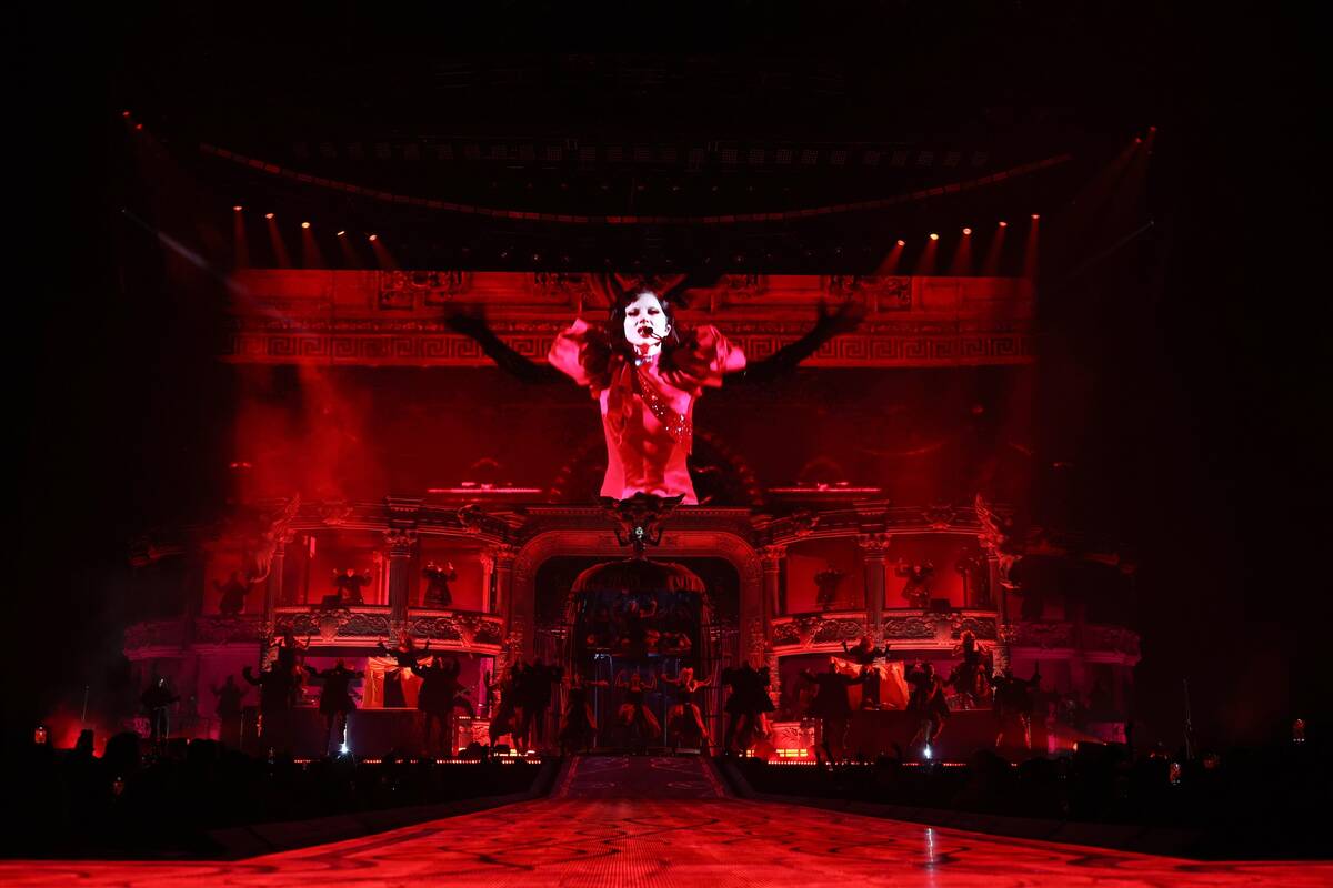 LAS VEGAS, NEVADA - JULY 16: (Exclusive Coverage) Lady Gaga performs during the kick off of Th ...