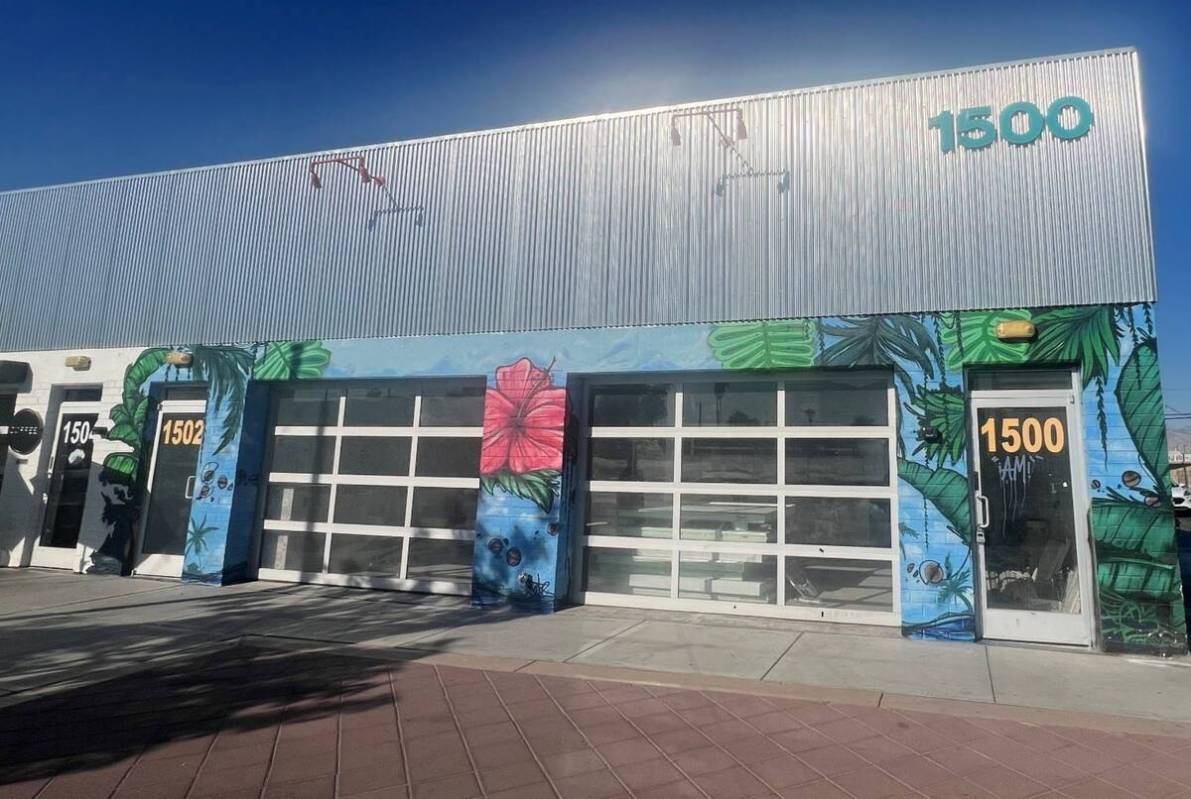 The exterior of 1500 S. Main St. in downtown Las Vegas. A bar with improved facades is set to o ...