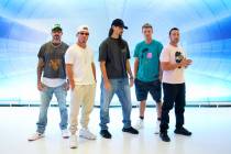 The Backstreet Boys, from left AJ McLean, Brian Littrell, Kevin Richardson, Nick Carter and How ...