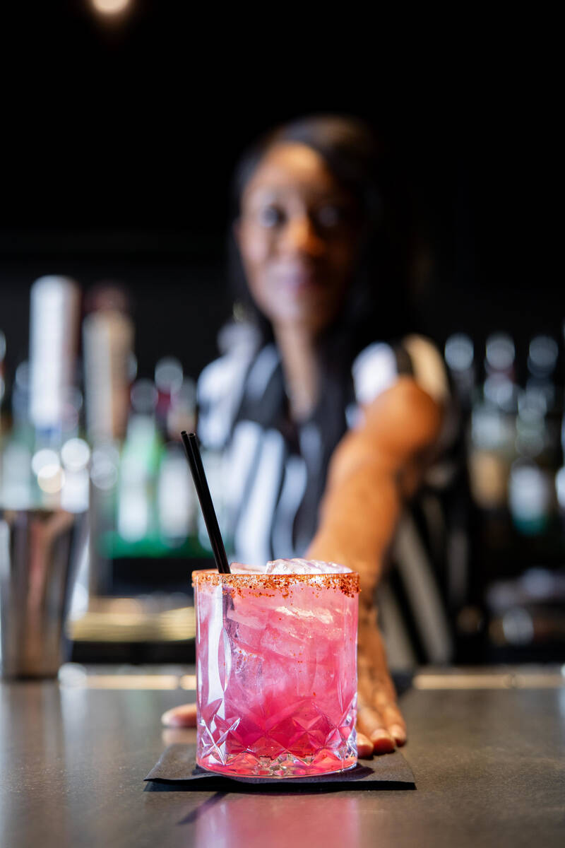 A Mezcal Punchout cocktail from The Stadium Sports Bar and Restaurant, a new spot as of summer ...